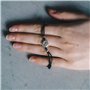Philip Jones Bracelet de Citation de Noeud en Argent Sterling