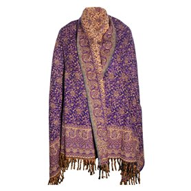 Écharpe d'hiver en pure laine de yak pashmina épaisse pour homme et femme