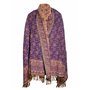 Écharpe d'hiver en pure laine de yak pashmina épaisse pour homme et femme