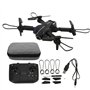 Drone RC Pliable, Drone D'évitement d'obstacles à Trois Côtés, Quadricoptère 2,4 GHz avec Caméra HD 4K Retour à Une Clé, Atterri