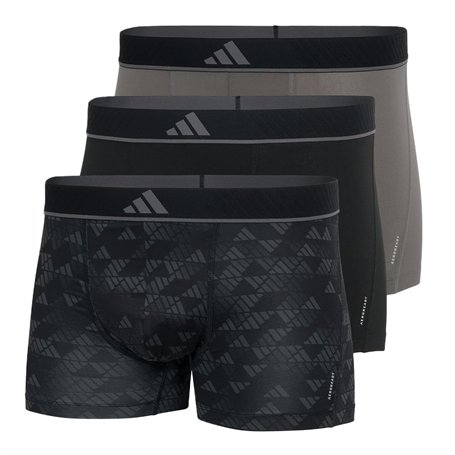 adidas Herren Unterwäsche Boxershorts 3er Pack-Trunk (3pk) -Active Micro Flex Eco Caleçon Boxeur