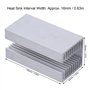 CHICIRIS Dissipateur De Chaleur En Aluminium, Type U, 100x50x50mm, HS-U100-50-50