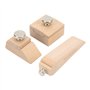 3 Pièces en Bois Papier de Verre Bloc de Ponçage Bois Main Bloc de Ponçage Pince Cuir Artisanat Bord Outil de Ponçage