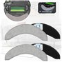 ZAPYVET Lot de 16 accessoires for aspirateur robot IRobot Roomba Combo J7+ Plus, pièces de rechange: 2 brosses à rouleaux en cao