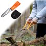 Scie à Main Portable, Chaîne de Corde avec Pochette Transport Pliante Survie D'urgence pour la Coupe du Bois Randonnée le Campin