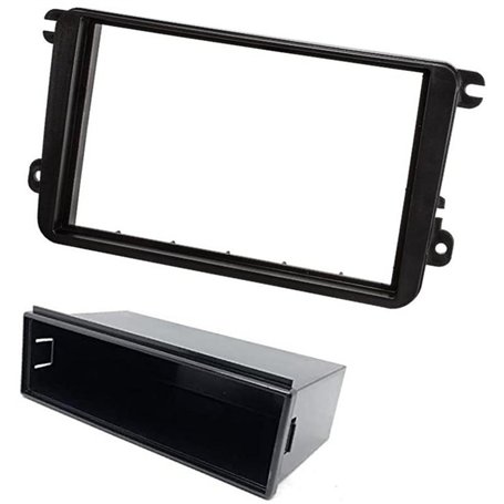 Pizgear Installation de Cadre d'autoradio Simple DIN