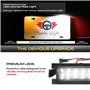 Vexilon 2 pièces éclairage de plaque d'immatriculation LED sans erreur for Kia Ceed JD ED, for Hyundai I30 GD CW, for Elantra GT