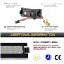 Vexilon 2 pièces éclairage de plaque d'immatriculation LED sans erreur for Kia Ceed JD ED, for Hyundai I30 GD CW, for Elantra GT