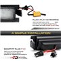 Vexilon 2 pièces éclairage de plaque d'immatriculation LED sans erreur for Kia Ceed JD ED, for Hyundai I30 GD CW, for Elantra GT