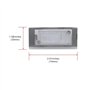 Rynplex 2 pièces 2 lampes de plaque d'immatriculation d'éclairage de plaque d'immatriculation, for Land Rover, for Range, for Ro