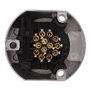 Prise électrique de Remorque, Prise de Remorque 13 Broches 12 V Connecteur de Remorque Femelle en Alliage D'aluminium pour Carav