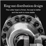 smafoseedding Machine de découpe de barre en acier, coupe-barres d'armature électrique hydraulique, plage de coupe de 4 à 20 mm,