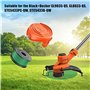 MEXWLOP Bobine de Fil de Coupe-Bordures Black & Decker, 2 mm, 6 m, bobines de Rechange à Alimentation Automatique, for Coupe-Bor