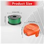 MEXWLOP Bobine de Fil de Coupe-Bordures Black & Decker, 2 mm, 6 m, bobines de Rechange à Alimentation Automatique, for Coupe-Bor