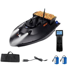 factildfulzhan Bateau amorceur 600 m pour la pêche à la Carpe – Bateau amorceur télécommandé 12 V