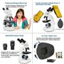 Microscope Biologique avec Pince pour TéLéPhone Portable