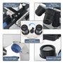 DHsdlpLU Ensemble De Microscope Binoculaire, 40X-1000X, Microscope Biologique avec Pince pour TéLéPhone Portable, pour éTudiant 