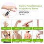 ASnwpaK Stylo MéRidien éLectronique, Stylo à Points D'Acupuncture PulséS, RéGlage à 9 Vitesses, avec 5 TêTes De Massage, Stylo é