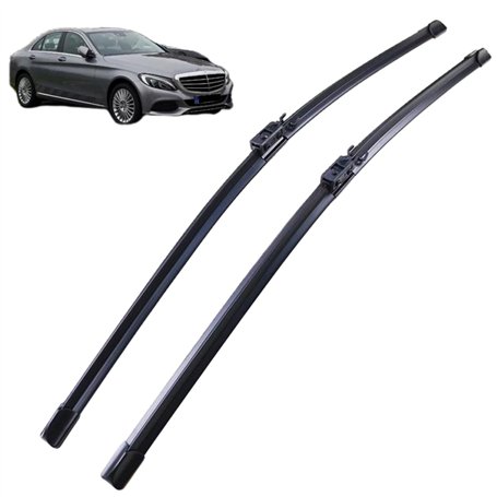 SNKA Auto Avants Balais Essuie-Glaces pour Benz C-Klasse W205 2015–2020