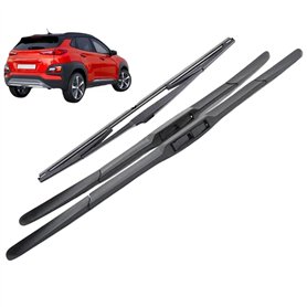 SNKA Auto Avants Balais Essuie-Glaces pour Hyundai Kona 2017–2023