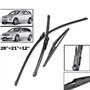 SNKA Auto Avants Balais Essuie-Glaces pour Mercedes Benz RM ML Klasse W251 W164, Véhicule Pare-Brise Caoutchouc d'essuie-Glace B