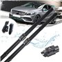 SNKA Auto Avants Balais Essuie-Glaces pour Mercedes-Benz Classe A W176 2016~2018 A-Klasse A160 A180 A200 A45 2017, Véhicule Pare