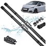 SNKA Auto Avants Balais Essuie-Glaces pour Peugeot 3008 MK1 2008-2016