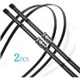 SNKA Auto Avants Balais Essuie-Glaces pour Peugeot 3008 MK1 2008-2016, Véhicule Pare-Brise Caoutchouc d'essuie-Glace Brosses Fen