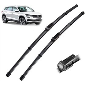 Auto Avants Balais Essuie-Glaces pour Skoda Kodiaq 2016 2017 2018 2019 2020 24 "+ 21"