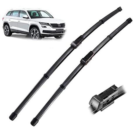 Auto Avants Balais Essuie-Glaces pour Skoda Kodiaq 2016 2017 2018 2019 2020 24 "+ 21"