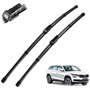 Auto Avants Balais Essuie-Glaces pour Skoda Kodiaq 2016 2017 2018 2019 2020 24 "+ 21", Véhicule Pare-Brise Caoutchouc d'essuie-G