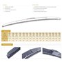Auto Avants Balais Essuie-Glaces pour Discovery Sport L550 2014-2019 26"+20", Véhicule Pare-Brise Caoutchouc d'essuie-Glace Bros