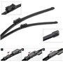 SNKA Auto Avants Balais Essuie-Glaces pour Lexus RX450H 2016 2017 2018 26"+22", Véhicule Pare-Brise Caoutchouc d'essuie-Glace Br