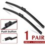 SNKA Auto Avants Balais Essuie-Glaces pour Lexus RX450H 2016 2017 2018 26"+22", Véhicule Pare-Brise Caoutchouc d'essuie-Glace Br