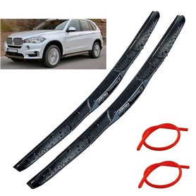 SNKA Auto Avants Balais Essuie-Glaces pour BMW X5 F15 2013-2018 24"+20"