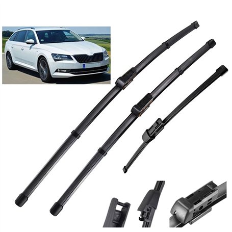 Auto Avants Balais Essuie-Glaces pour Skoda Superb B8 Combi 2015–2023