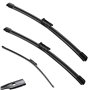 SNKA Auto Avants Balais Essuie-Glaces pour Porsche Macan 95B 2014–2017