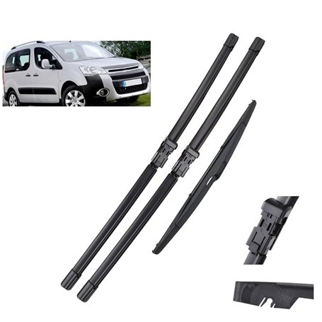 SNKA Auto Avants Balais Essuie-Glaces pour Citroen Berlingo B9 2008–2017