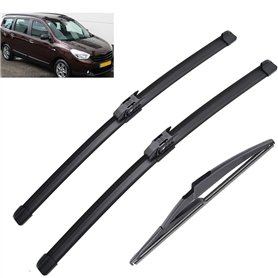 SNKA Auto Avants Balais Essuie-Glaces pour Dacia Renault Lodgy 2017–2023