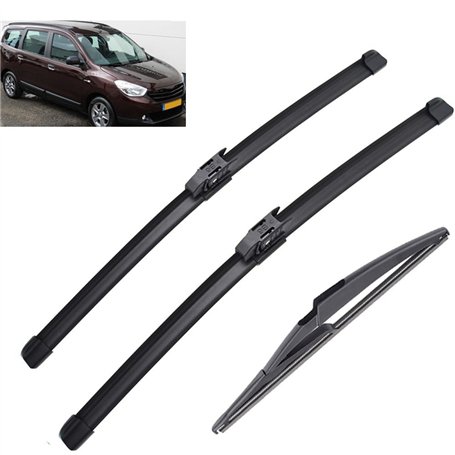 SNKA Auto Avants Balais Essuie-Glaces pour Dacia Renault Lodgy 2017–2023