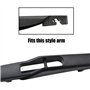 SNKA Auto Avants Balais Essuie-Glaces pour Ford Fiesta 7 2008–2016, Véhicule Pare-Brise Caoutchouc d'essuie-Glace Brosses Fenêtr