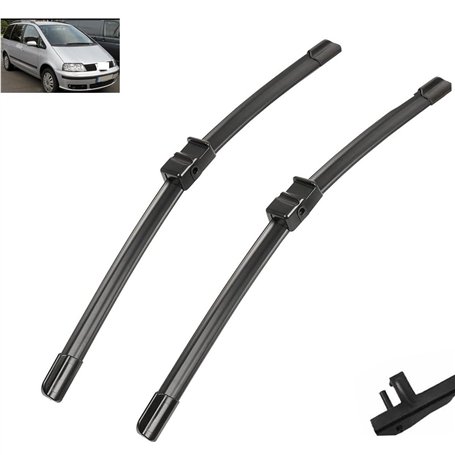 Auto Avants Balais Essuie-Glaces pour Seat Alhambra MK1 2002–2010