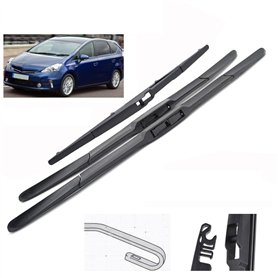 SNKA Auto Avants Balais Essuie-Glaces pour Toyota Prius Plus/Prius+ 2011–2016