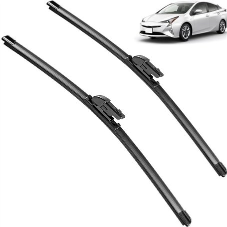 SNKA Auto Avants Balais Essuie-Glaces pour Toyota Prius XW50 2016–2021