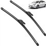 SNKA Auto Avants Balais Essuie-Glaces pour Toyota Prius XW50 2016–2021
