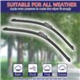 SNKA Auto Avants Balais Essuie-Glaces pour Toyota Corolla E120 E130 120 130 2000–2006, Véhicule Pare-Brise Caoutchouc d'essuie-G