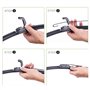 Auto Avants Balais Essuie-Glaces pour Subaru Forester SH 2007–2012, Véhicule Pare-Brise Caoutchouc d'essuie-Glace Brosses Fenêtr