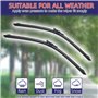 SNKA Auto Avants Balais Essuie-Glaces pour Fiat Linea 2007–2015, Véhicule Pare-Brise Caoutchouc d'essuie-Glace Brosses Fenêtre B