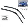SNKA Auto Avants Balais Essuie-Glaces pour VW Golf 5 6 2005–2012, Véhicule Pare-Brise Caoutchouc d'essuie-Glace Brosses Fenêtre 