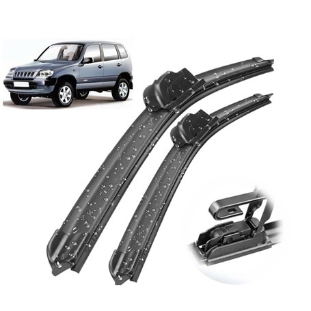 SNKA Auto Avants Balais Essuie-Glaces pour Chevrolet Lada Niva 2123 2002–2012